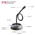 F15 Computer Microphone RGB Luminous and Flexible USB Drive-free Voice Chat Video Conference Microphone. 