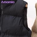 Women Zipper Closure Jacket Stylish Winter Vest for Women Warm Sleeveless Coat with Stand-up Collar Zipper Closure Perfect for Outdoor Activities Available in Various Colors Women Lightweight Vest.