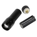 Si adjustable zoom focus mini flashlight Q5 LED flashlights torch portable lantern torch linterna cycling silicone strap gift. 