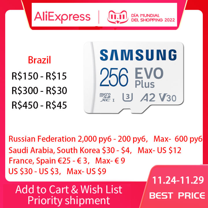 Original%20SAMSUNG%20EVO%20Plus%20Micro%20SD%20Card%2032GB%2064GB%20128GB%20256GB%20512GB%20MicroSD%20Memory%20Card%20C10%20TF%20Card%20cartao%20de%20memoria%20-%20Image%205