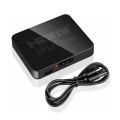 1x2 HDMI Splitter t 1080p 4K  HDCP Stripper 3D Splitter wer    1 in 2 ou HDMI Splitter For HDTV DVD PS3 Xbox-black. 