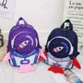 Children School Bag Rope Backpack Daily Cartoon 3D Rocket Kids Anti-loss Bagpack for Children Outdoor School Accessories. 