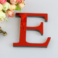 10cm 3d Mirror Wall Wedding Love Letters English Alphabet Home Decor Logo For Wall Home Red/black/gold/silver F.