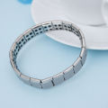 【Beiver Jewelry Store  】Men Healing Health Germanium Stretch Bracelet Jewelry Best Gift Stainless Steel Health Care Hand Chain. 
