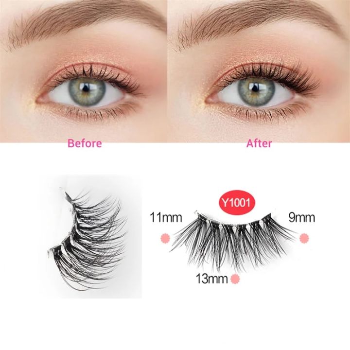 YSDO%20Half%20Eyelashes%203/5/10%20Half%20Lashes%20Soft%20Natural%20Cat%20Eye%20Lashes%20Makeup%20Tool%20Extension%20Fluffy%20Faux%20Cils%20maquiagem%20Half%20Lashes%20-%20Image%202