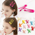 [Cutewomen2020] 20pcs Snap BB Hair Clip Candy Color Sweet Clip Hairpins Girls Baby Color Metal Barrettes Korean Hairclips hair accessories. 