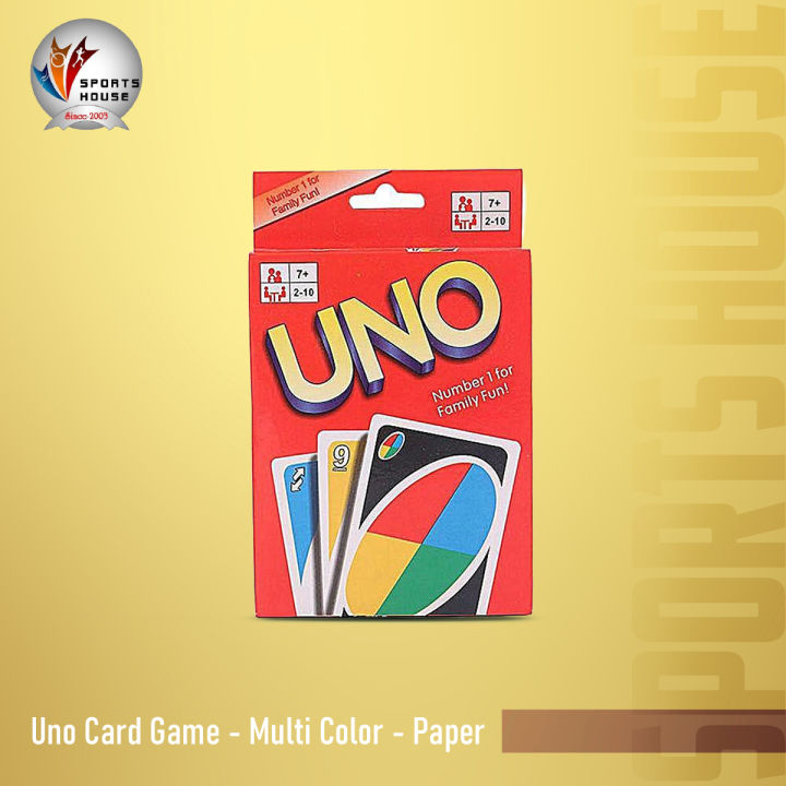 Uno Card Game - Multi Color - Paper