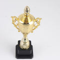 Gold Color Cricket & Football 8 Inch Mini Trophy - Cricket mini trophy - Football mini trophy - Mini trophy. 