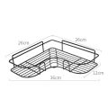 Bathroom Corner Storage Shelves Wall Mounted Rack Shampoo Holder Iron Shower Drain Basket Punch-Free Organizer Bath Accessories_ D Shop.