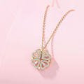 Stylish Fashionable Magnetic Chain Necklace for Women - Heart-Shaped Pendant for Girls Simple Stylish Fashion New Collection.