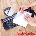 A4 Paper Cutter 12 Inch Titanium Paper Trimmer Scrapbooking Tool with Automatic Security Safeguard and Side Ruler for Craft Paper, Coupon, Label and Cardstock. 