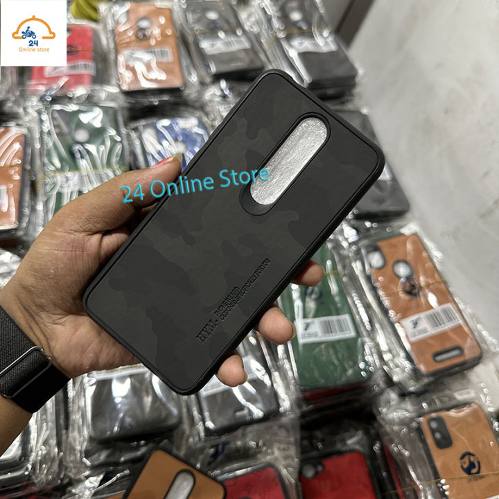 For Nokia 5.1 Plus (Nokia X5) Matte Liquid silicone Soft Gel Rubber Shockproof Phone Case Back