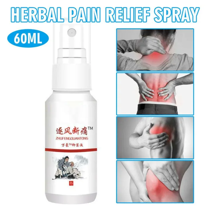 Instant Pain Relief Herbal Spray (60ml)