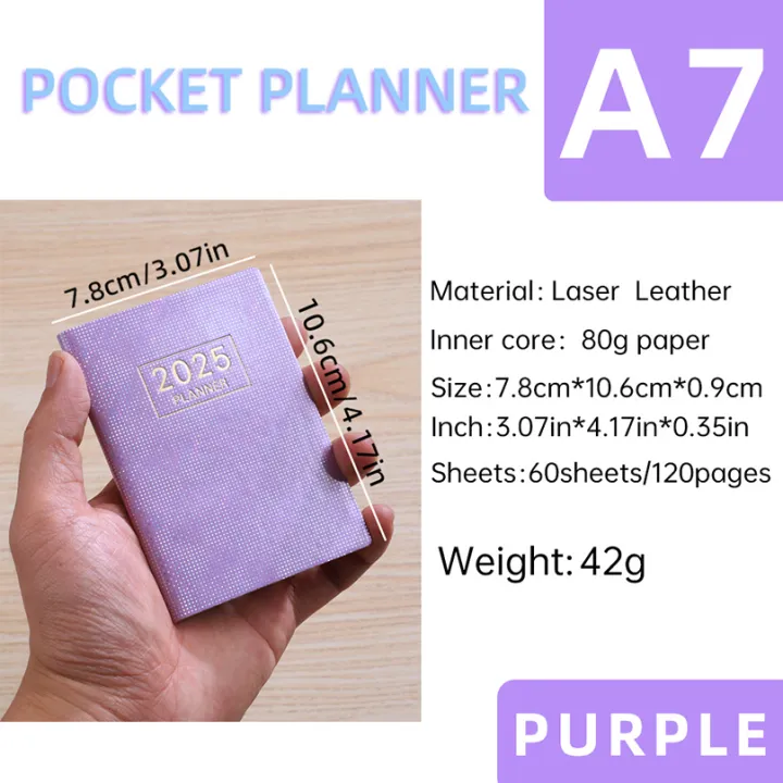 Laser%20Agenda%202025%20Planner%20Notebook%20Cuadernos%20Cahier%20Mini%20Journal%20Notebook%20Libretas%20Diary%20Cuaderno%20Office%20Accessories%20Note%20Book%20-%20Image%207