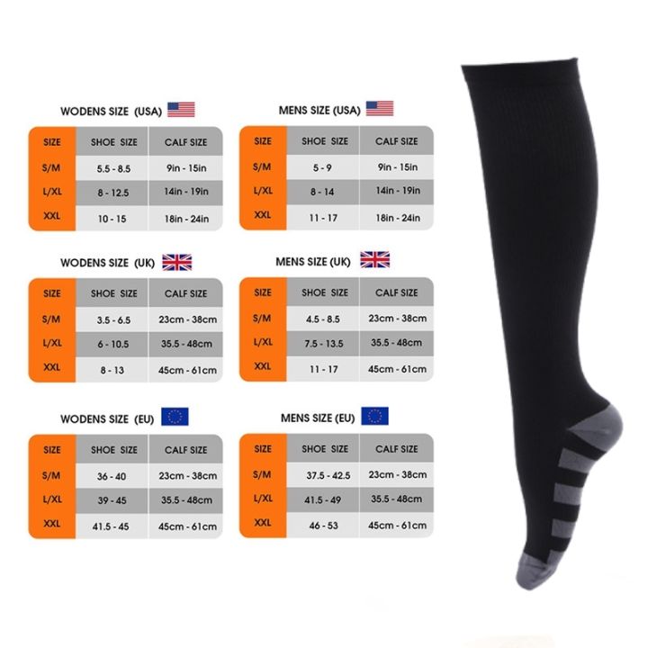 Compression%20Socks%20Men%20Women%20Medical%20Varicose%20Veins%20Pregnancy%20Nursing%20Athletic%20Football%20Soccer%20Stockings%20Sport%20Socks%2020-30%20Mmhg%20-%20Image%202
