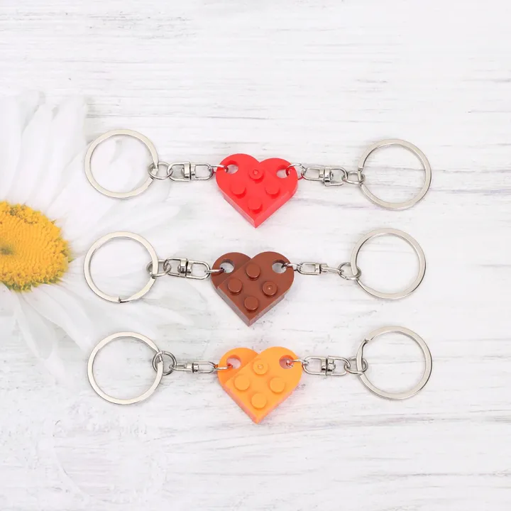 2pcs%20Brick%20Matching%20Heart%20Key%20Chain%20Set%20for%20Couples%20Lovers%20Best%20Friends%20Colorful%20Key%20Ring%20Valentine's%20Day%20Gift%20-%20Image%203
