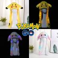 Anime Pokemon Pikachu Women Hat Beanie Can Moving Bunny Ears Hat with Shine Earflap Movable Ears Casual Animal Cap Beanies Gift.