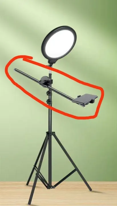 Monopod%20Mount%20Bracket%20Stand%20With%20Mobile%20Phone%20Holder%20&%20Storage%20Bag%20Use%20Any%20Ring%20Light%20Stand,%20Microphone%20Stand%20-%20Image%204