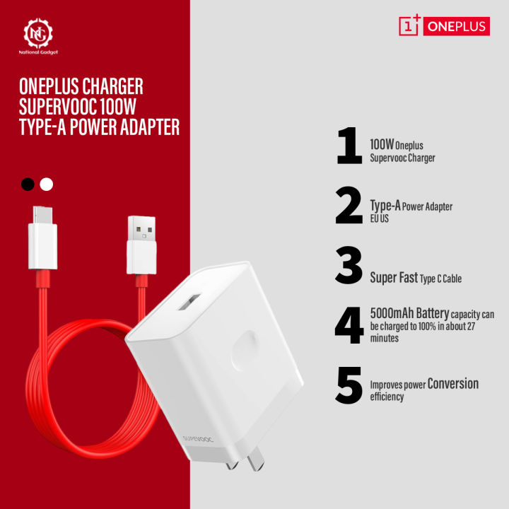 Oneplus%20Charger%20Supervooc%20100W%20Type-A%20Power%20Adapter%20EU%20US%2080w%20Super%20Fast%20Type%20C%20Cable%20One%20Plus%2012%2011%2010%20Pro%20Nord%20CE%203%20-%20Image%204