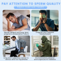 Sperm Observation Male Sperm Test Kit Home Sperm Observation Test Kit Accurate Observation of Sperm Concentration During Exercise and Quick Results.