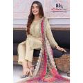 Embroidered Chiffon Collection ALISHA Embroidered Chiffon with Heavy Embroidered Dupatta and Decent Handwork Collection..
