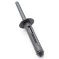 100X Car Plastic Bumper Fender Fastener Nylon Blind Rivet Trim Mounting Clip Retainer 1/4 Hole A13751 For GM 20452072,10184895. 