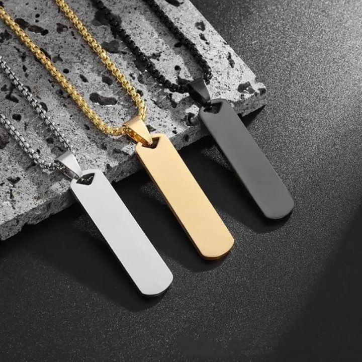 Trendy%20Simple%20Stainless%20Steel%20Black%20Cross%20Pendant%20Chain%20%20Necklace%20For%20Men%20-%20Image%203