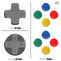 A Set Joystick Protective Rocker Caps Thumb Grips Cover D-Pad Button Case for Switch Lite Joycon Game Console Accessories Hudduo.