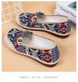 Ethnic Style Woven Embroidery Shoes for Women. 