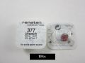 Renata SR626SW / 377 1.55V Silver Oxide High Quality Button Cell Watch Battery 1Pcs.