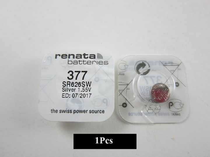 Renata%20SR626SW%20/%20377%201.55V%20Silver%20Oxide%20High%20Quality%20Button%20Cell%20Watch%20Battery%201Pcs%20-%20Image%202