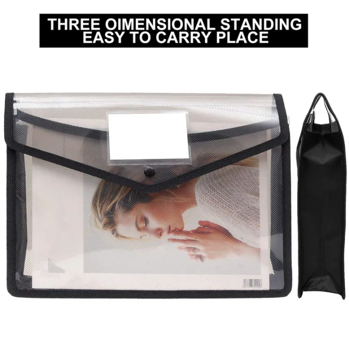 6Pcs%20A4%20Capacity%20Plastic%20Bag%20File%20Folders%20Envelope%20Folder%20Stationery%20Storage%20Pouch%20-%20Image%207