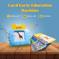 Card Early Education Machine Words Card Reading Learning Device Educational Toy with 112PCS Double-Sided 224 Words Cards. 