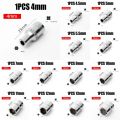1Pcs New For Ratchet Torque Wrench Hex Short Socket Hand Tool 1/4" 6.35mm Head Metric Key Sleeve Double End 4-14mm Drive Socket. 