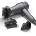 Blow Drier Professional Hair Dryer Hot and Cold Strong Wind Powerful Blower Constant Temperature 1 Collecting 2 Air Comb Nozzle. 