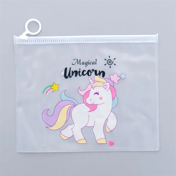 Travel Cosmetic Bags Unicorn Waterproof Transparent Women
