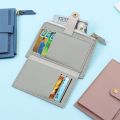 Women Credit Card Holder Bags Fashion Small Wallet Purse Solid Color PU Leather Mini Coin Purse Wallet. 