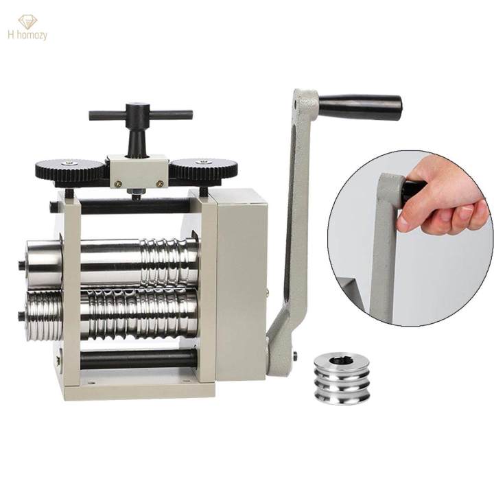 Jewelry Rolling Mill Machine Jewelry Press Tool with Hand Crank
