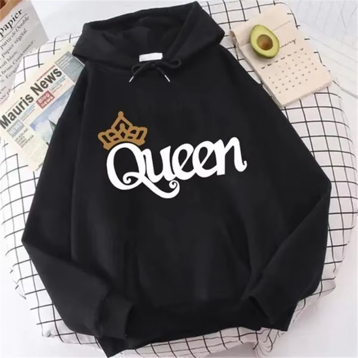 Queen Winter Fleece Cotton Hoodie For Women