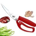 Fish Cutter/Kitchen Scissors/ Fish Cutting Scissors Red- Stainless Steel. 