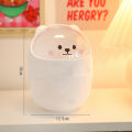 Ins Desktop with Lid Trash Can Mini Kawaii Cute Bear Trash Bin Storage Box Girl. 