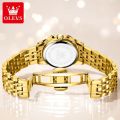 OLEVS Women's Watches Elegant Rhombus Original Quartz Ladies Wristwatch Stainless Steel Waterproof Luminous Top Brand Watch New.