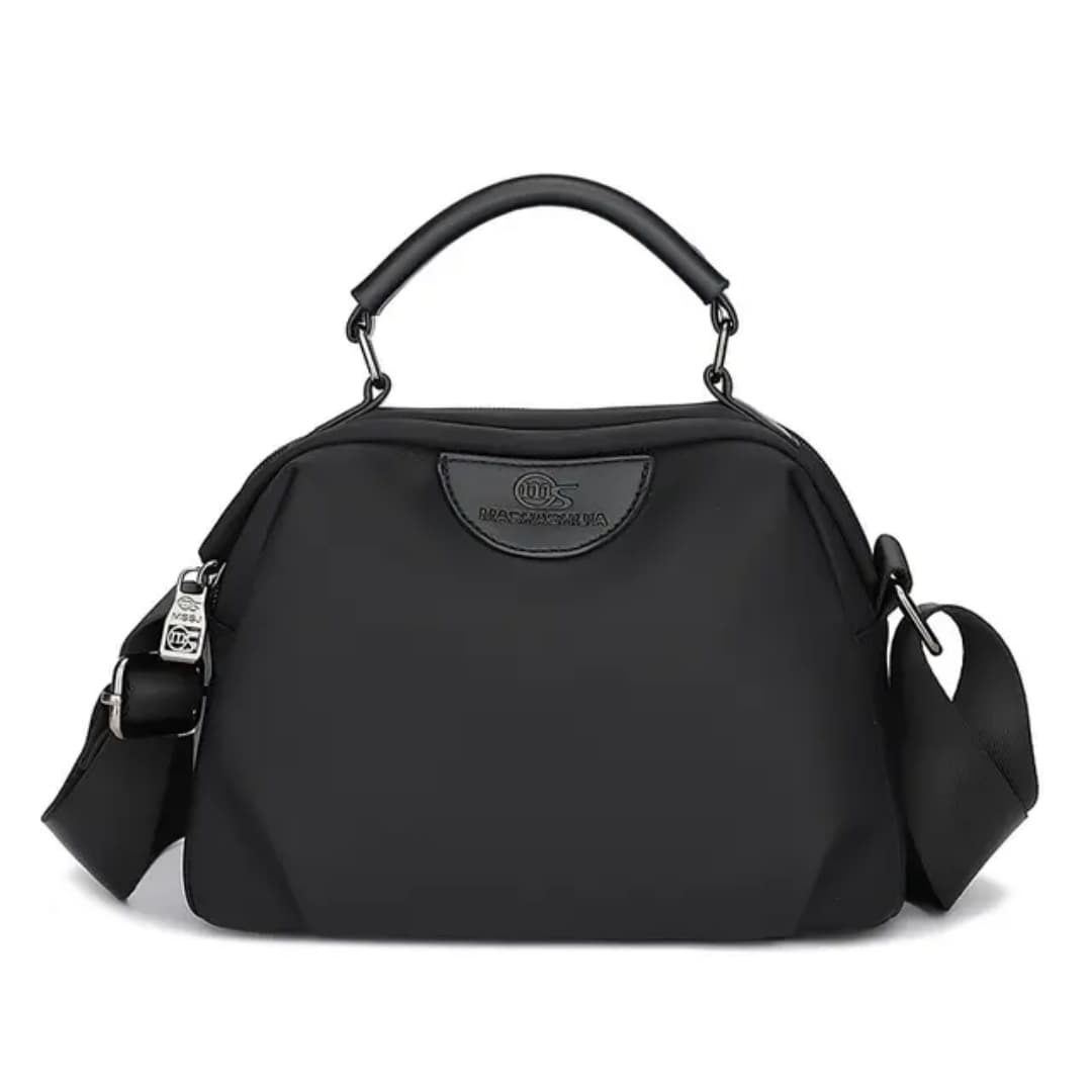 Women's High Quality Waterproof Nylon Crossbody HandBag with Detachable Strap Fashionable Shoulder Bag - Nasmik