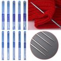 2Pcs/set Straight Knitting Needles Stainless Steel Crochet Hook DIY Sweater Weave Knitting Sewing Tools Size 2-5mm 25cm/35cm. 