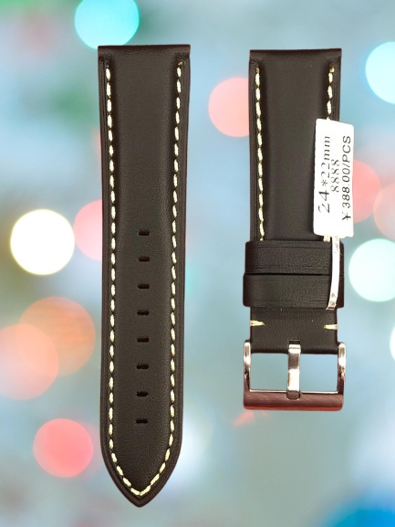 Muslin%20PU%20Leather%20Strich%20Belt%20Strap%20Only%2024%20mm%20-%20Black%20White%20-%20Image%204