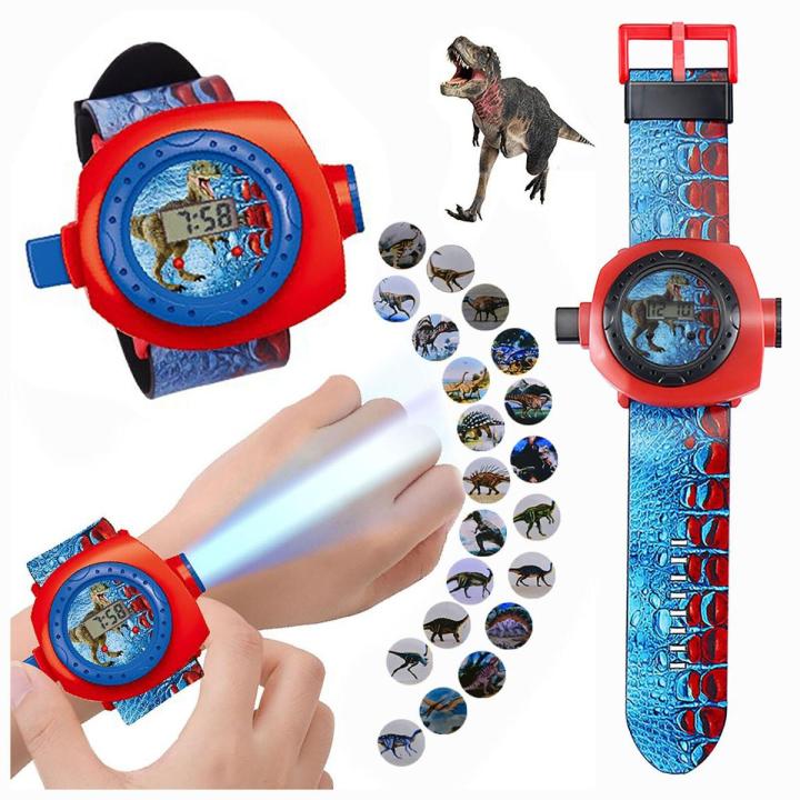 Children Projector Watch 24 Pattern Dinosaur Projector With Plastic Strap Kids Story Educational Toy Zabawki Dla Dzieci Juguetes