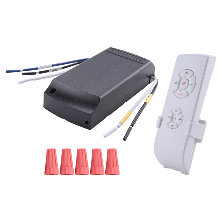 Universal Ceiling Fan Lamp Remote Control Kit AC 220V Timing Setting Switch Adjuste Wind Speed Transmitter Receiver