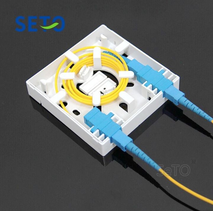 【YIYANGMAOYI111】86 Type 2 Port Mountable SC Fiber Termination Box