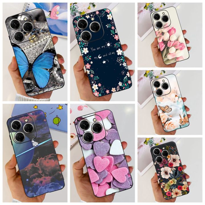 For Tecno Spark 20 Pro 6.78Case Popular Butterfly Print TPU Soft Back Cover For Tecno Spark 20Pro 2023Phone Case Funda