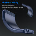 NOKIA C12 Pro Carbon Fiber Blue Color Premium and Camera Protection Soft Mobile Back Cover for Nokia C12 Pro.